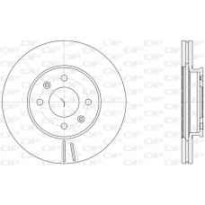 BDA2831.20 OPEN PARTS Гальмівний диск