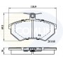 CBP0152 COMLINE Комплект гальмівних колодок дисковий гальм