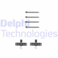 LX0245 DELPHI Комплектуючі колодки дискового гальма