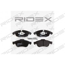 402B0181 RIDEX Комплект гальмівних колодок дисковий гальм