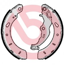 S 24 551 BREMBO Комплект гальмівних колодок