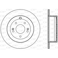 BDR2410.10 OPEN PARTS Гальмівний диск