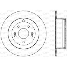 BDR2410.10 OPEN PARTS Гальмівний диск