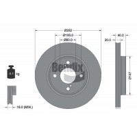 BDS1591 BENDIX Braking Гальмівний диск