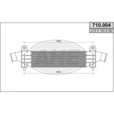 710.004 AHE Интеркулер