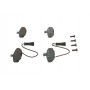0 986 469 820 BOSCH Комплект гальмівних колодок дисковий гальм