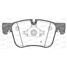 BPA1560.00 OPEN PARTS Комплект гальмівних колодок дисковий гальм