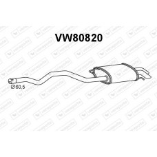 VW80820 VENEPORTE Глушник вихлопних газів кінцевий