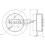 TX 73-36 TOMEX Brakes Гальмівний диск