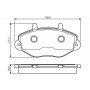 0 986 495 112 BOSCH Комплект гальмівних колодок дисковий гальм