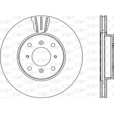 BDA2265.20 OPEN PARTS Гальмівний диск