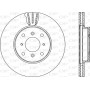 BDA2265.20 OPEN PARTS Гальмівний диск