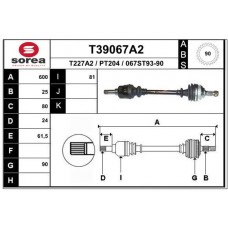 T39067A2 EAI Привідний вал