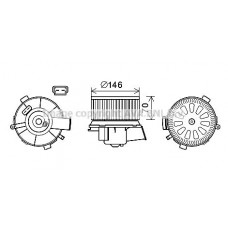 CN8304 AVA QUALITY COOLING Вентилятор салону