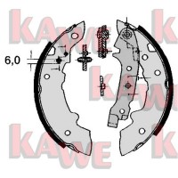 04320 KAWE Комплект гальмівних колодок
