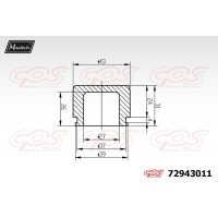 72943011 MAXTECH Поршень корпус скоби гальма