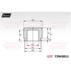 72943011 MAXTECH Поршень корпус скоби гальма
