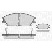 363916060459 MAGNETI MARELLI Комплект гальмівних колодок дисковий гальм