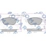 FO 907681 FOMAR Friction КомплеК т гальмівних колодок, дискове гальмо