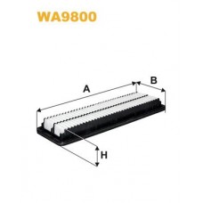 WA9800 WIX FILTERS Повітряний фільтр