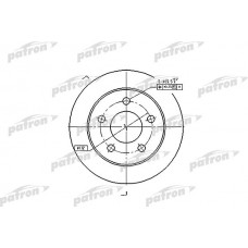 PBD4038 PATRON Гальмівний диск
