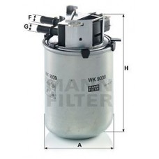 WK 9039 MANN-FILTER Паливний фільтр