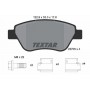 2370503 TEXTAR TEXTAR FIAT Гальмівна колодка передн.Doblo 1.3D,Idea 04-