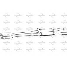 P11051 FENNO Середній глушник вихлопних газів
