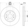 MDC2854C MINTEX Гальмівний диск