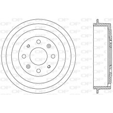BAD9083.10 OPEN PARTS Гальмівний барабан