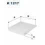 Фільтр повітря у внутрішньому просторі FILTRON K 1217