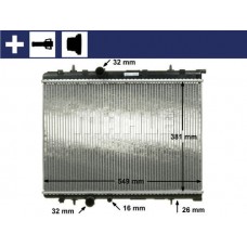 CR 524 000S MAHLE Радіатор охолодження двигуна