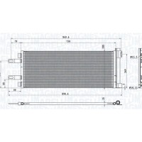350203623000 MAGNETI MARELLI Конденсатор кондиціонера