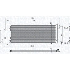 350203623000 MAGNETI MARELLI Конденсатор кондиціонера