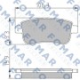 FO 931581 FOMAR Friction Комплект гальмівних колодок дисковий гальм