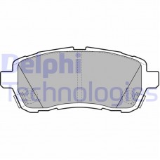 LP2306 DELPHI Комплект гальмівних колодок дисковий гальм