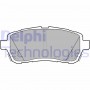 LP2306 DELPHI Комплект гальмівних колодок дисковий гальм