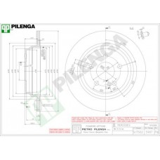 5907 PILENGA Гальмівний диск