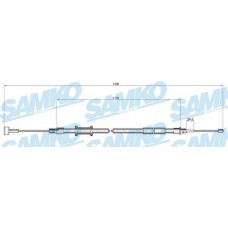 C1009B SAMKO Тросик, cтояночный тормоз