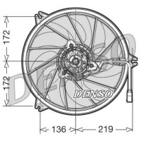 DER21010 DENSO Вентилятор охолодження двигуна
