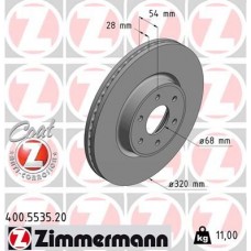 400.5535.20 ZIMMERMANN Гальмівний диск