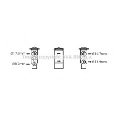 SB1076 AVA QUALITY COOLING Розширювальний клапан кондиціонера