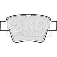 KBP1920 KEY PARTS Комплект гальмівних колодок дисковий гальм