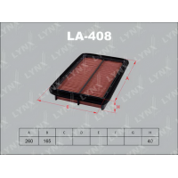 Повітряний фільтр LYNXauto LA-408