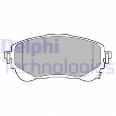 LP3609 DELPHI Комплект гальмівних колодок дисковий гальм
