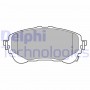 LP3609 DELPHI Комплект гальмівних колодок дисковий гальм