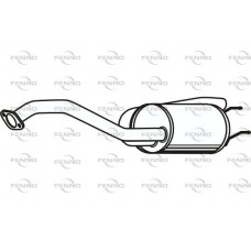 P2776 FENNO Глушник вихлопних газів кінцевий
