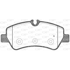 BPA1521.00 OPEN PARTS КомплеК т гальмівних колодок, дискове гальмо