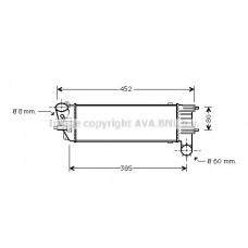 PEA4204 AVA QUALITY COOLING Интеркулер
