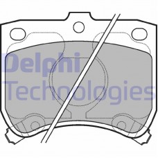 LP620 DELPHI Комплект гальмівних колодок дисковий гальм
